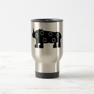 Tasse de banlieusard, rhinocéros africain