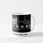 Tasse de bannière de descente de planète (Devant droit)