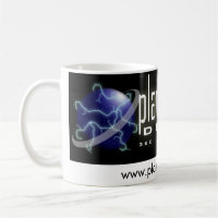 Tasse de bannière de descente de planète