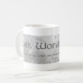 Tasse de bannière de zen de TWtM grande (Devant gauche)