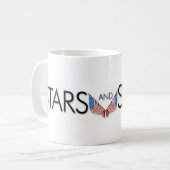 Tasse de bannière étoilée (Devant gauche)