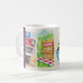 Tasse de bannières d'été de Lombard (Devant gauche)