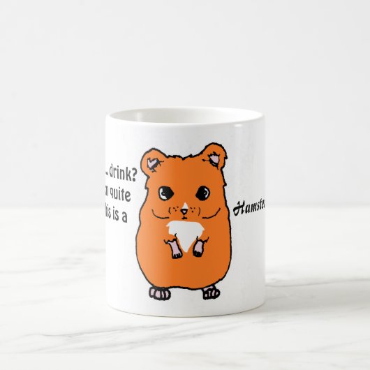 Tasse de baquet chaud de hamster (Centre)