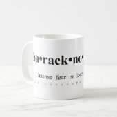 Tasse de Baracknophobia (Devant gauche)
