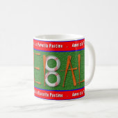 Tasse de base-ball - le passe-temps préféré de (Devant droit)