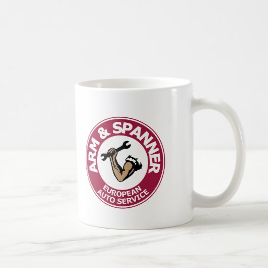 Tasse de base de bras et de clé - 11 onces (Droite)