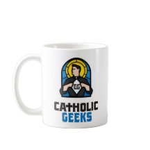Tasse de base de geeks catholique
