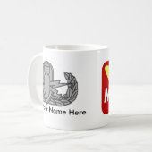 Tasse de base d'insigne de Muroc EOD (Devant gauche)