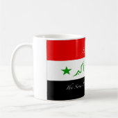 Tasse de Basim - vieux drapeau de l'Irak (Gauche)