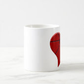 Tasse de basket-ball de coeur (Centre)