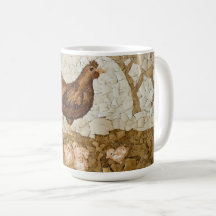 Tasse de basse-cour de poulet