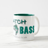 Tasse de BASSE de COPIE de club de pêche d'UNCW (Devant droit)