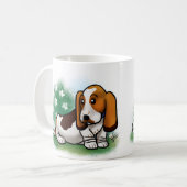 Tasse de Basset Hound (Devant gauche)