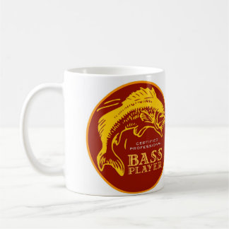 Tasse de bassiste de musicien de Fishin