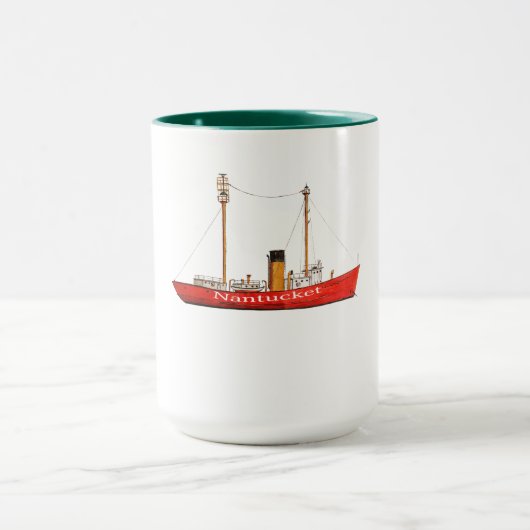 tasse de bateau-phare de nantucket (Centre)