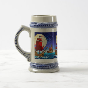 tasse de bateau pirate