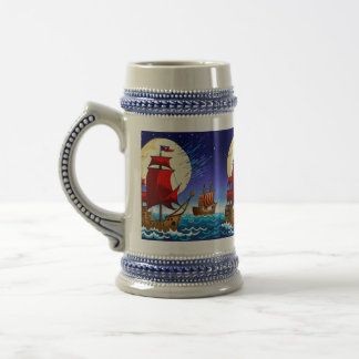tasse de bateau pirate