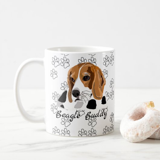 Tasse de beagle (Avec donut)