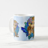 Tasse "de beauté de papillon" (Devant gauche)
