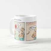 Tasse de bébé précoce | Dimwitz Comics (Devant gauche)