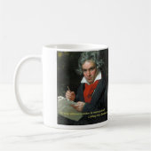 Tasse de Beethoven "à jouer sans passion " (Gauche)