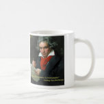 Tasse de Beethoven "à jouer sans passion "<br><div class="desc">Une tasse comportant Ludwig van Beethoven. Cette tasse a une de mes citations préférées, "à jouer sans passion est inexcusable !" N'est-elle pas la vérité ? ! ! ? ? Un grand cadeau pour vos amis classiques de musicien ou pour vous-même !</div>