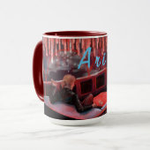 Tasse de Bélier - le ruban rouge (Devant gauche)