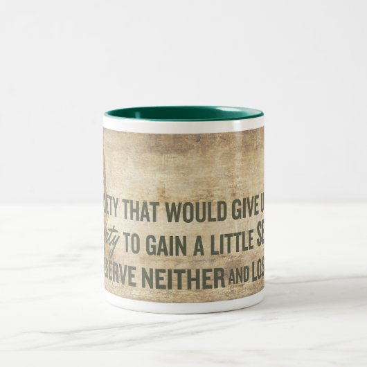 Tasse de Ben Franklin (Centre)