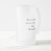 Tasse de Ben Franklin (Devant droit)