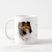 Tasse de bénédiction de Sheltie (Gauche)