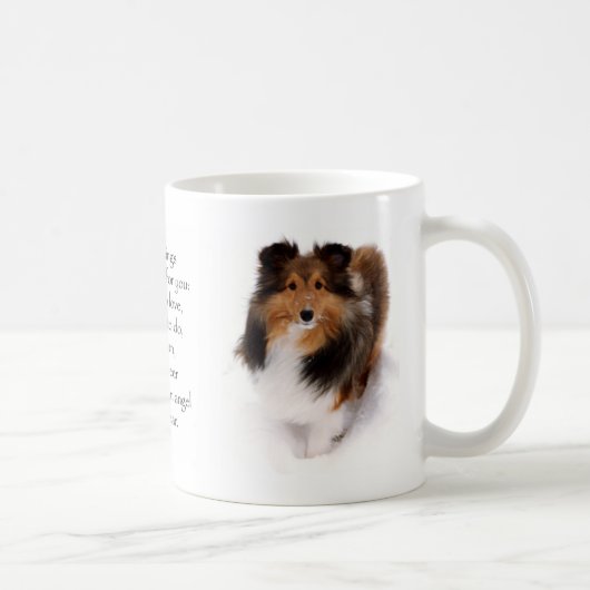Tasse de bénédiction de Sheltie (Droite)