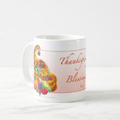 Tasse de BÉNÉDICTIONS de THANKSGIVING (Devant gauche)