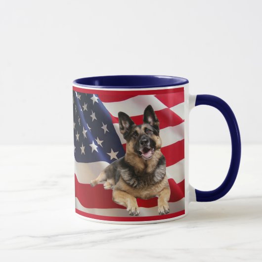 Tasse de berger allemand (Droite)
