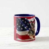 Tasse de berger allemand (Devant droit)