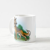 Tasse de berger allemand (Devant gauche)
