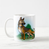 Tasse de berger allemand (Gauche)