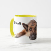 Tasse de berger allemand (Devant gauche)