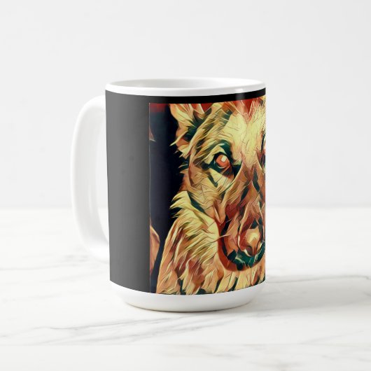 Tasse de berger allemand - Bart (Devant gauche)