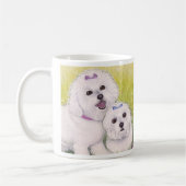 Tasse de Bichon Frise (Gauche)
