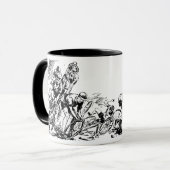 Tasse « de Bicycle Racing " (Devant gauche)
