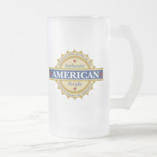 Tasse de bière américaine patriotique