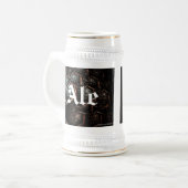 Tasse de bière anglaise de conception de TEXTURE (Devant gauche)
