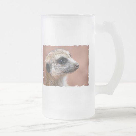 Tasse de bière curieuse de Meerkat (Droit)