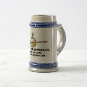 Tasse de bière d'anniversaire de ville de montre (Devant droit)