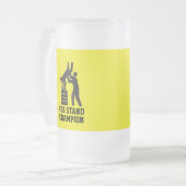 Tasse de bière de champion de support de barillet (Devant gauche)