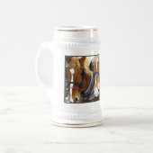 Tasse de bière de chevaux de trait de Clydesdale (Devant gauche)