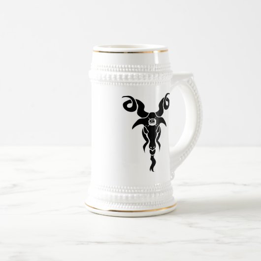 Tasse de bière de CHÈVRES (Devant droit)