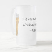 Tasse de bière de citation de Platon (Devant gauche)