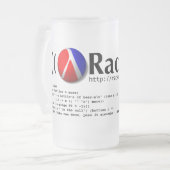 Tasse de bière de fantaisie de raquette (Devant gauche)