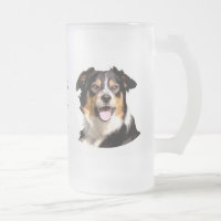 Tasse de bière de Gallois border collie